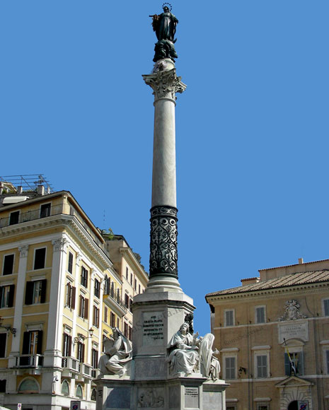 colonna dell'immacolata concezione