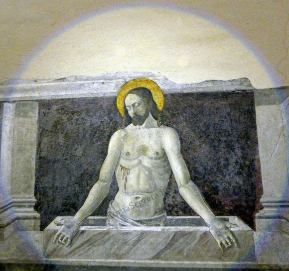 cristo nel sepolcro di antoniazzo romano