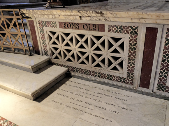 fons olei a santa maria in trastevere