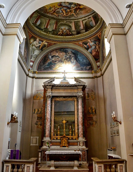 interno di san sebastiano al palatino