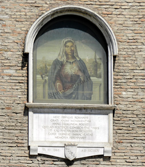 madonnella sulla torre dei pierleoni