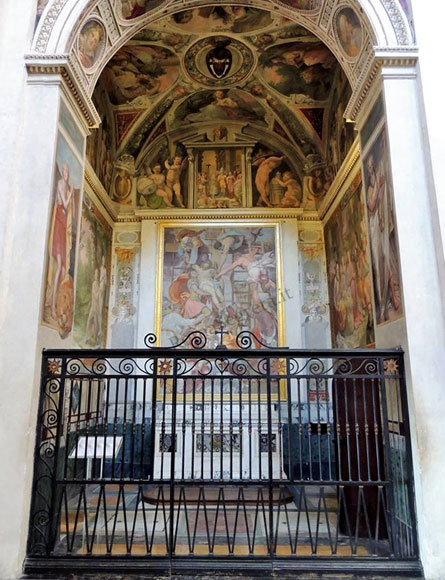 la deposizione nella chiesa di trinità dei monti