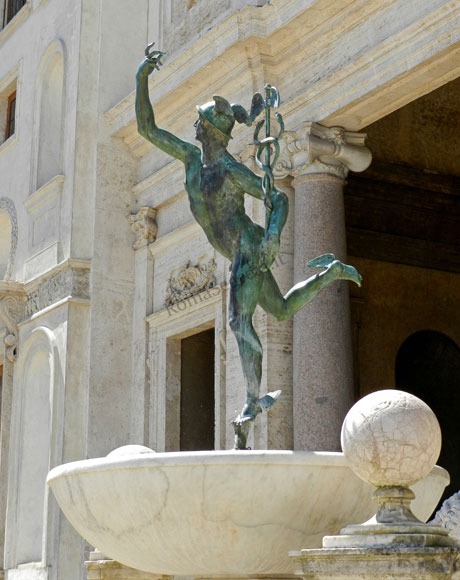 fontana del mercurio volante
