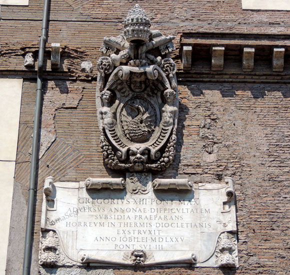 cartiglio di papa gregorio XIII