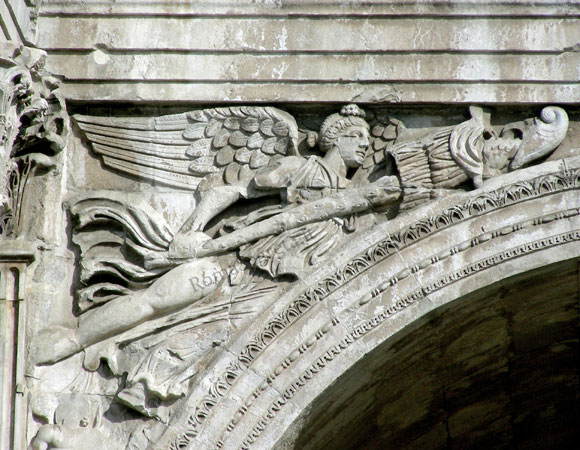 dettaglio dell'arco di costantino