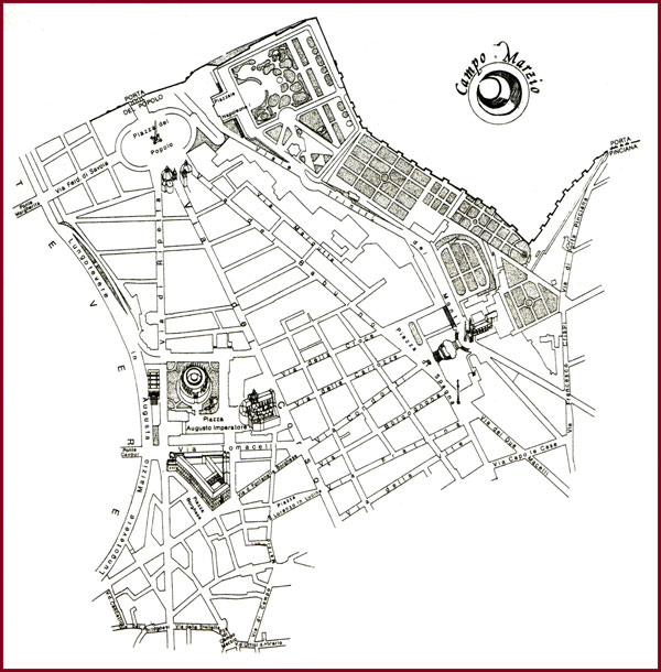 mappa del rione campo marzio