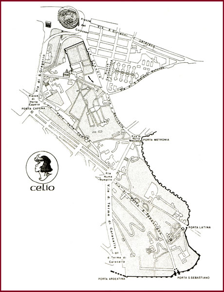 Vedi su Google My Maps mappa del rione celio