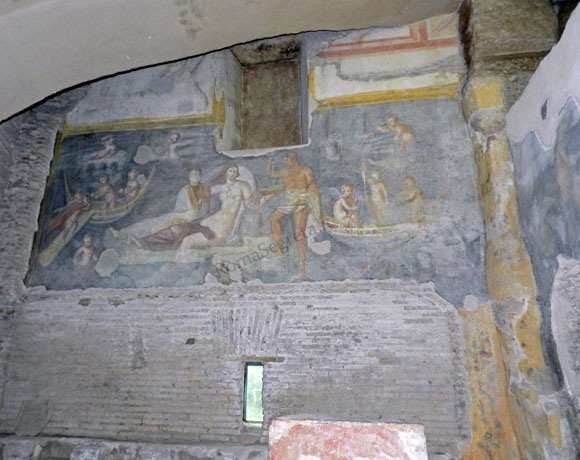 affresco del ninfeo di proserpina