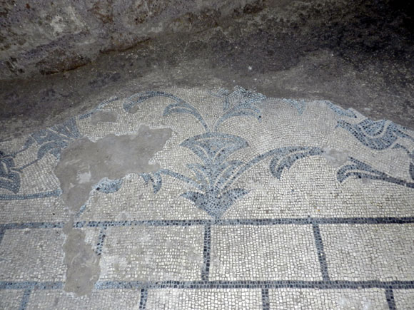 pavimento nelle case romane al celio