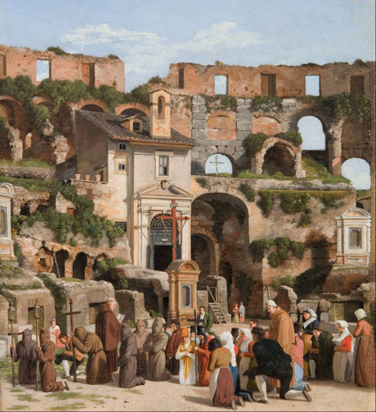 dipinto del colosseo