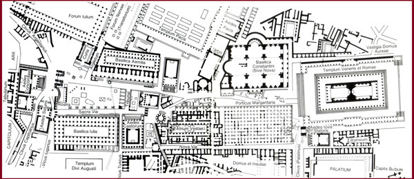 Vedi su Google My Maps mappa del foro romano