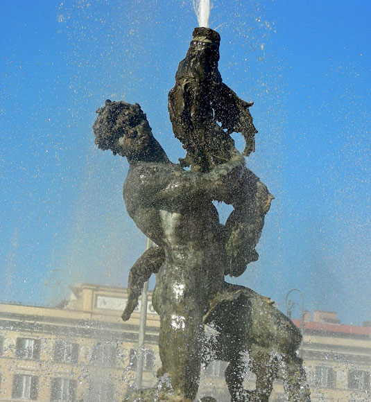 gruppo del glauco a piazza della repubblica