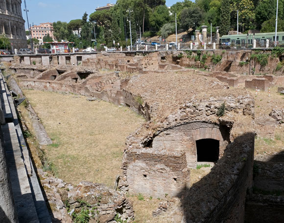 cavea del ludus magnus