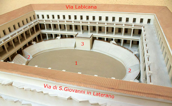 ricostruzione del ludus magnus