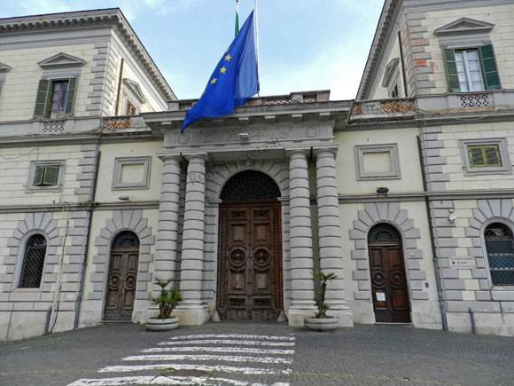 ingresso dell'ospedale del celio