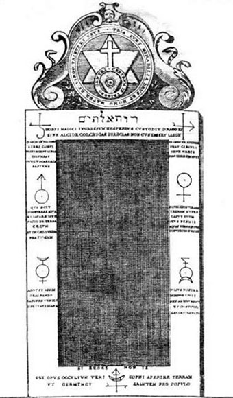 incisioni sulla porta magica