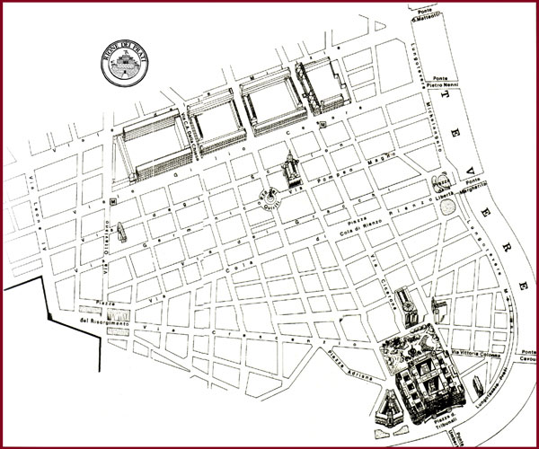 mappa del rione prati
