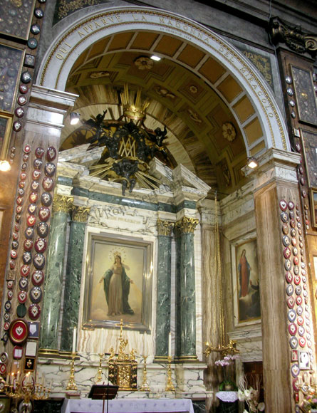 cappella del miracolo a s.andrea delle fratte