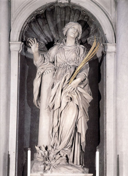 statua di s.bibiana del bernini