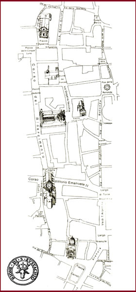 mappa del rione s.eustachio
