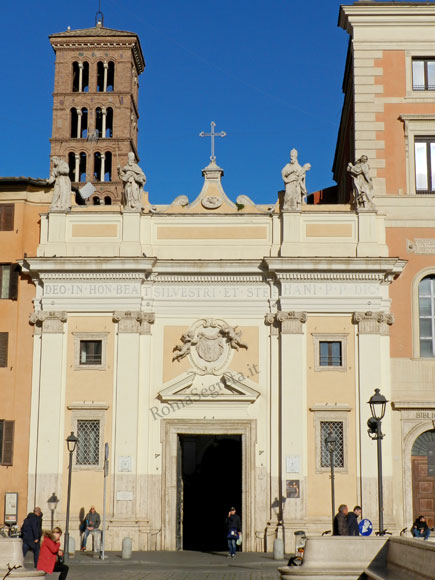 facciata di s.silvestro in capite