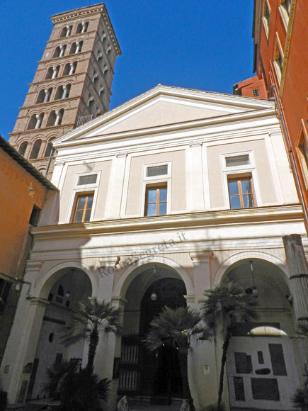 facciata interna di s.silvestro in capite