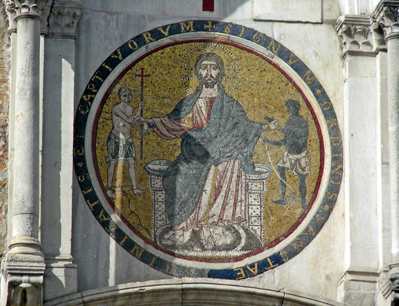 mosaico cosmatesco dell'ordine dei trinitari