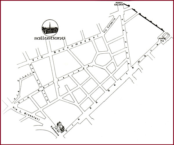 Vedi su Google My Maps mappa del rione sallustiano