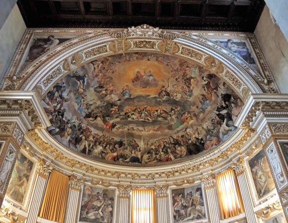 catino absidale della basilica dei santi quattro coronati
