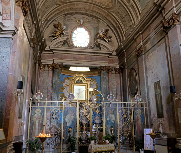 interno dei santi sergio e bacco