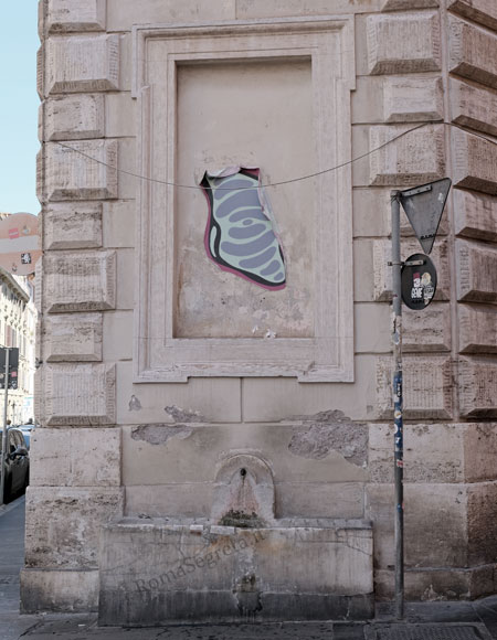 fontana su via del clementino