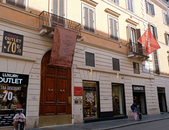 casa di goethe su via del corso