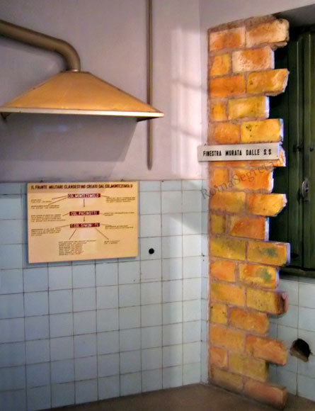 finestra presso il museo storico della lotta di liberazione