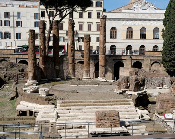 tempio della fortuna a largo di torre argentina