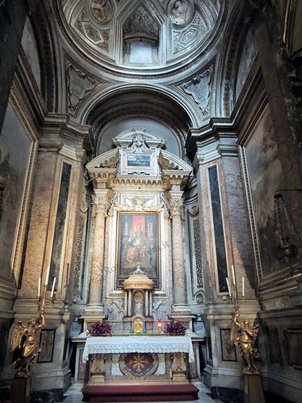 cappella del ss.sacramento alla basilica s.marco