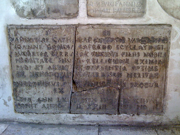 lapide di vannozza cattanei