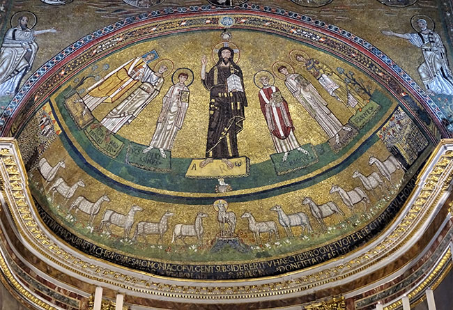 mosaico absidale nella basilica san marco