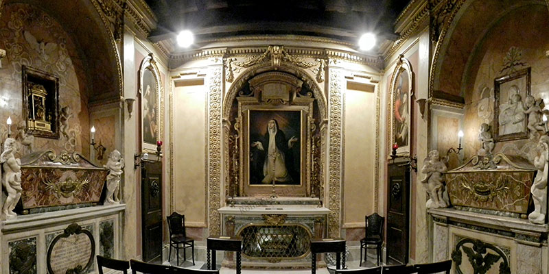 cappella del transito di santa chiara