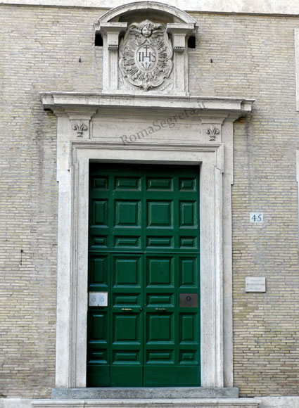 portale della casa professa dei gesuiti a piazza del ges