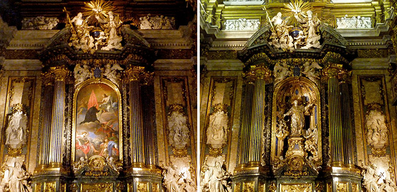 cappella si s.ignazio nella chiesa del gesù