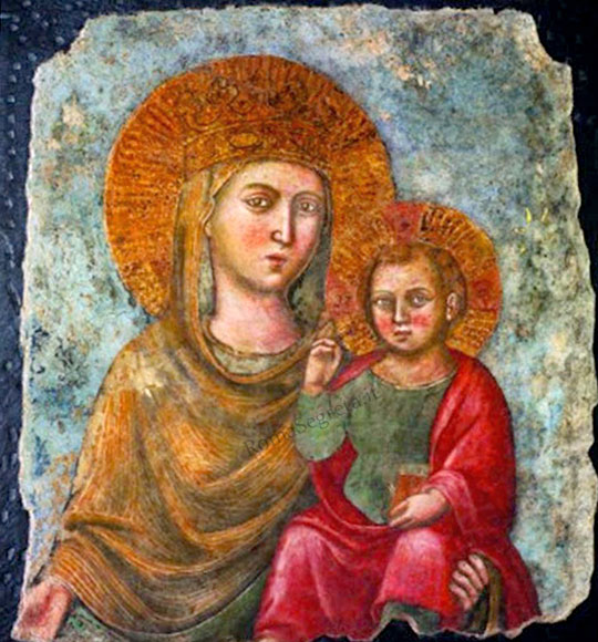 madonna della strada nella chiesa del gesù