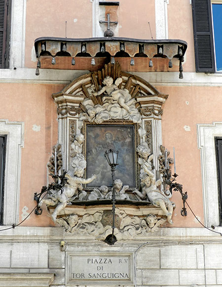 madonnella a piazza di tor sanguigna