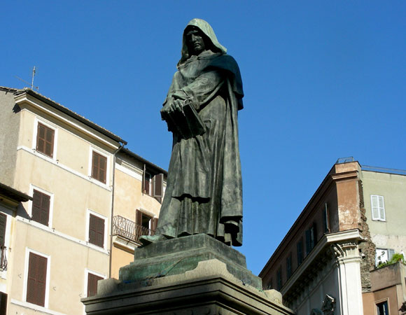 monumento a giordano bruno a campo de' fiori