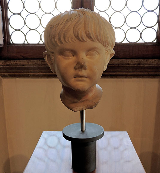 ritratto di fanciullo della famiglia giulio-claudia