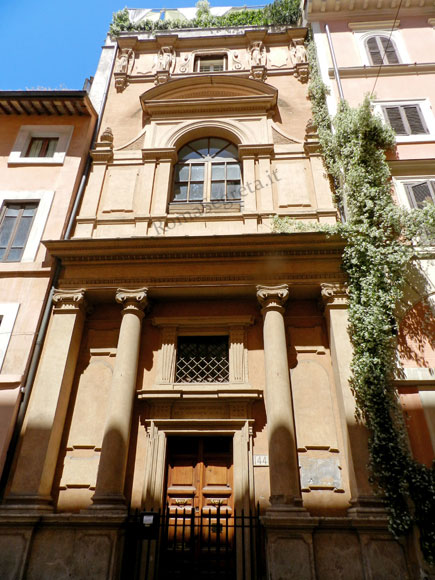 oratorio delle cinque piaghe a via dei baullari