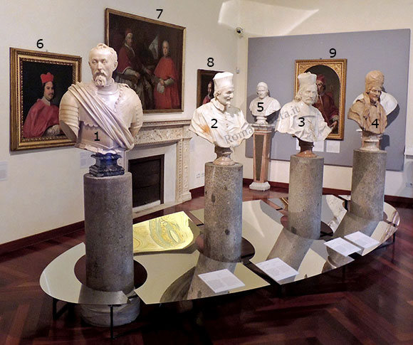 galleria dei ritratti a palazzo braschi