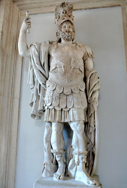 statua di marte a palazzo massimo di pirro