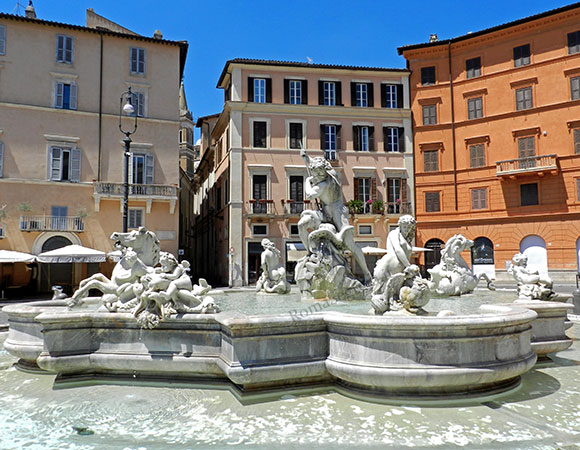 fontana del nettuno a piazza navona