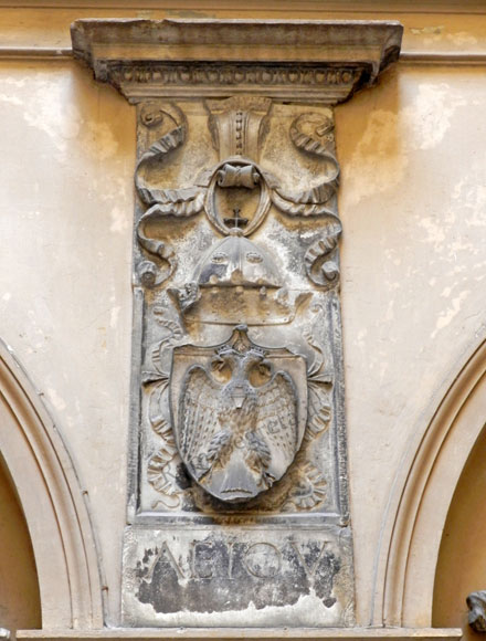 rilievo con aquila asburgica