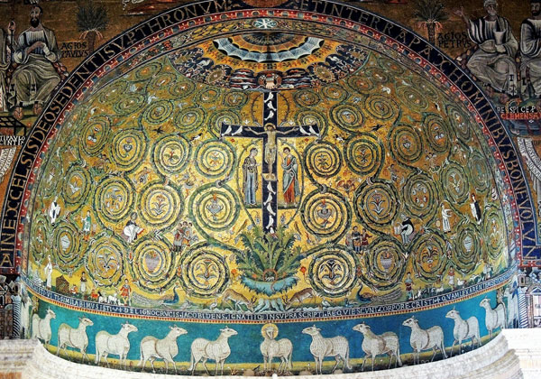 mosaico absidale di s.clemente